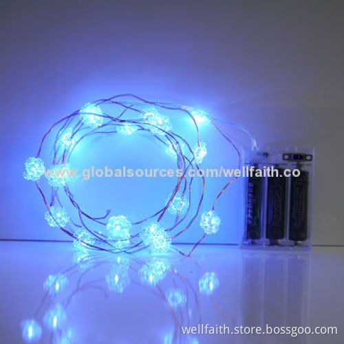 LED string lights, outdoor with environment protection, safety and waterproof